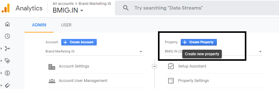 Google analytics 4 set-up using GTM step 1